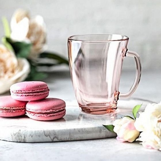 Кружка ШЕЙП розовая 320мл