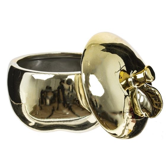 Шкатулка &quot;Яблоко&quot;, L9 W9 H8,5 см, 2в.