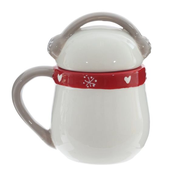 Кружка &quot;Снеговик меломан&quot;, 400 мл, L13 W9 H15 см