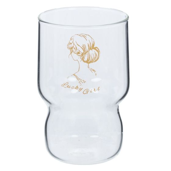 Стакан, 450 мл, L8 W8 H12 см, дизайн микс