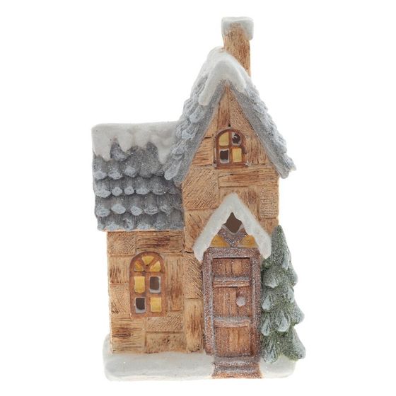 Фигурка декоративная &quot;Домик&quot; (подсветка, 3хААА, не прилаг.), L19 W11 H33 см, 2в.
