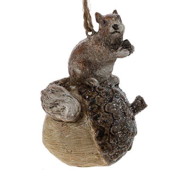 Изделие декоративное подвесное &quot;Белочка&quot;, L7 W6 H9,5 см, 2в.