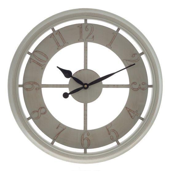 Часы настенные декоративные, Д50,5 Ш5 В50,5 см, (1xАА не прилаг.)