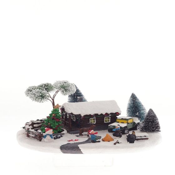 Фигурка декоративная &quot;Рождество&quot; (4 мелодии, подсвет, движ, 3xAA н/п, +USB), L31 W19 H1