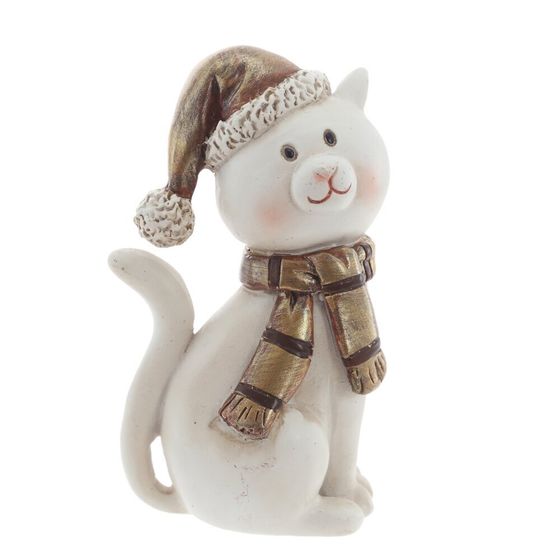 Фигурка декоративная "Кошка",  L5 W4 H9 см, 2в.