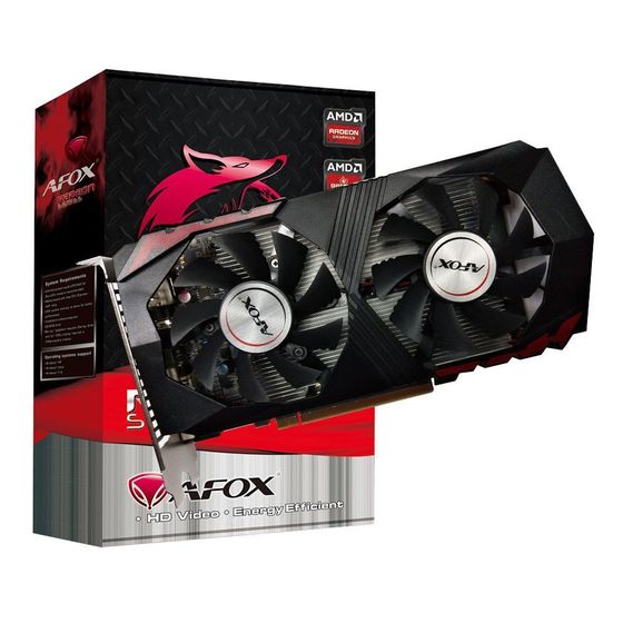 Видиокарта Afox PCI-E 3.0 RX560 4GB AFRX560-4096D5H4-V2 GDDR5 128bit1175/7000 2xDVI 1xHDMI 1xDP RTL