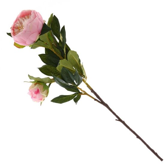 Цветок искусственный &quot;Пион&quot;,  L25 W17 H93 см