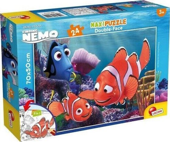 Lisciani Двусторонний пазл 24 шт. Maxi Finding Nemo 74112