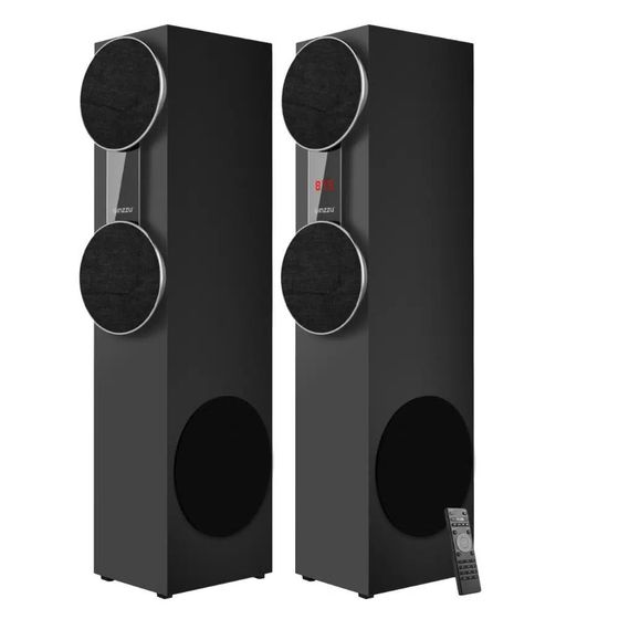 Колонки 2.0 Ginzzu GM-325 120Вт черный