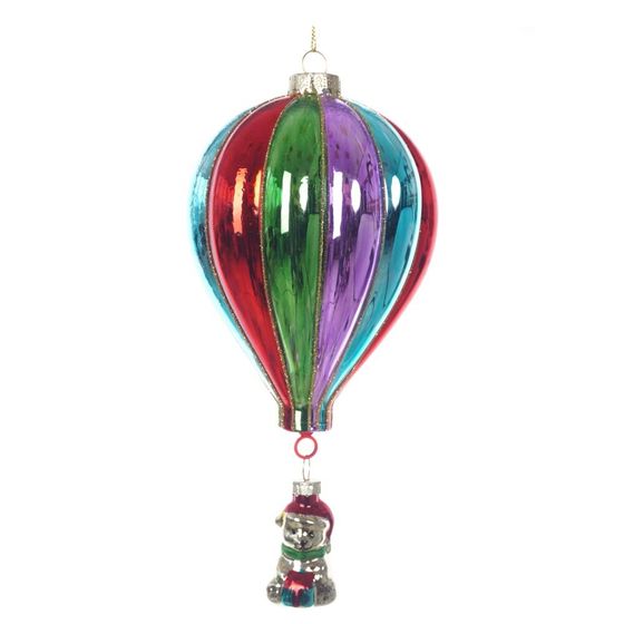 Украшение новогоднее "Воздушный шар", L9,5 W9,5 H21 см