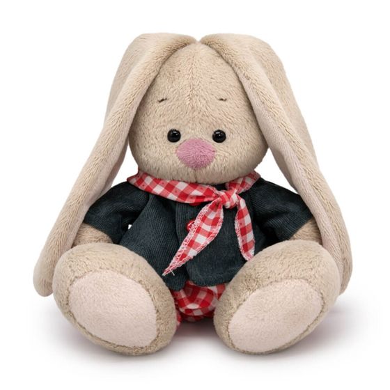 !09 Мягкая игрушка «Зайка Ми в вельветовом пиджачке и брючках», 15 см