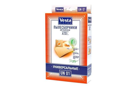 Пылесборники Vesta UN-01 (4шт+фильтр)