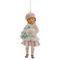 Украшение новогоднее "Девочка", L5 W3,5 H11 см, 3в.