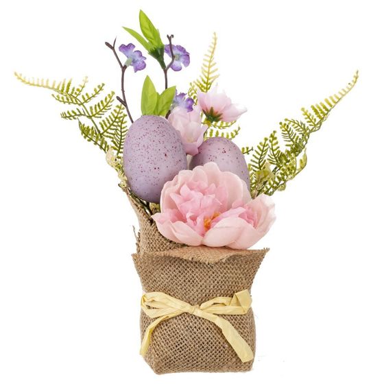 Цветочная композиция &quot;Пасхальная&quot;, L15 W12 H24 см
