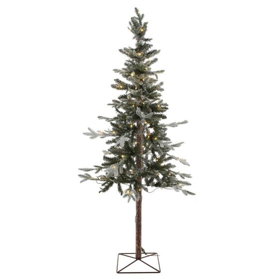 Елка искусственная "Муза" с подсветкой, L81 W81 H182 см, 582 ветки, 100 LEDламп, работает от сети