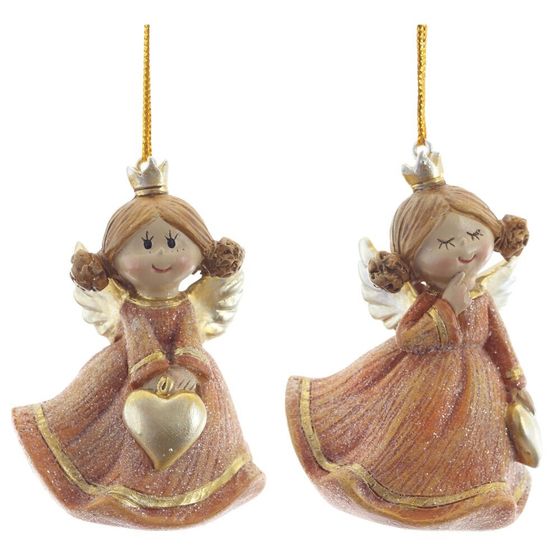 Фигурка декоративная подвесная "Ангел",   L5 W4,5 H7 см, 2в.