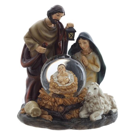 Фигурка декоративная &quot;Рождество&quot; в стекл шаре, L10 W8 H11 см