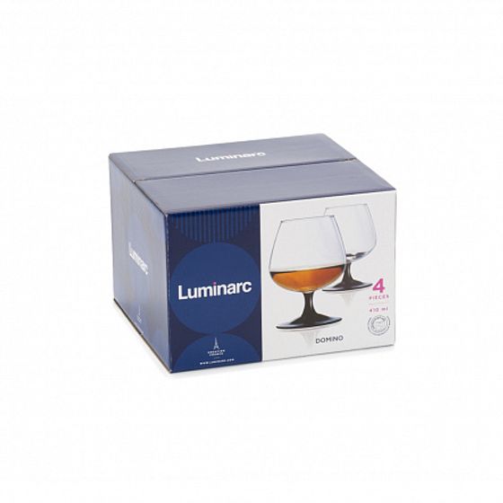 Набор фужеров (бокалов) для коньяка ДОМИНО 4шт 410мл