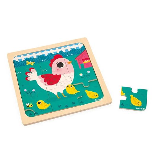 JANOD Puzzle The Henriette Chicken