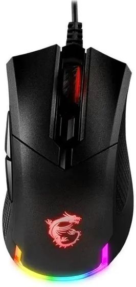 Мышь MSI Clutch GM50 черный оптическая проводная игровая (7200dpi) (S12-0401770-PA3)