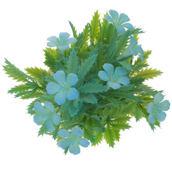 Цветочная композиция, L10 W10 H17 см, 4в.