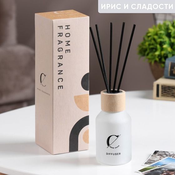 Диффузор ароматический &quot;Home Fragrance&quot;, ирис и сладости, белый, 100 мл