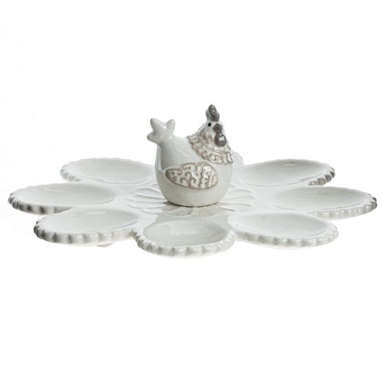 Тарелка для 8-ми яиц, D 22 см, L22 W22 H6 см