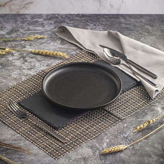 Тарелка десертная ROCK BLACK 21см