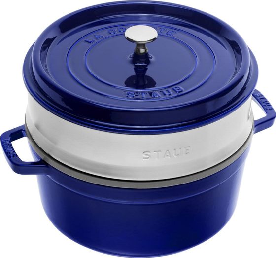 STAUB Garnek STAUB żeliwny okrągły wkład 4.6 ltr nieb.