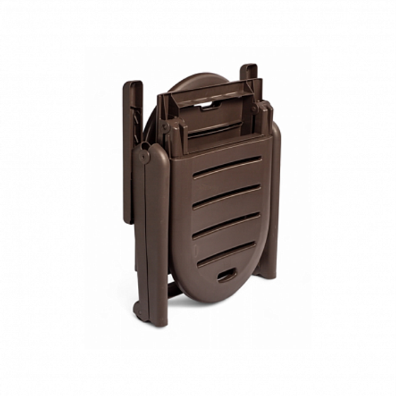 Шезлонг CAIMAN коричневый складной