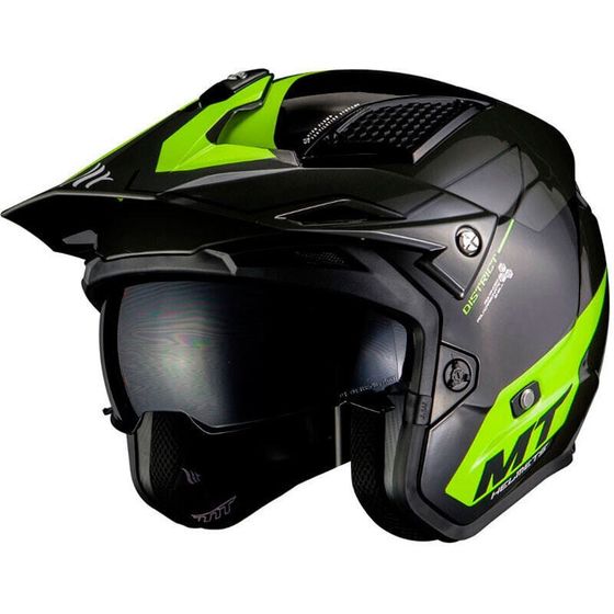 MT HELMETS District SV Summit open face helmet