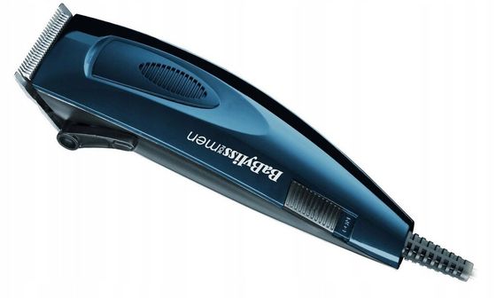 Машинка для стрижки Babyliss E695E сеть (насадок 8шт) синий/черный
