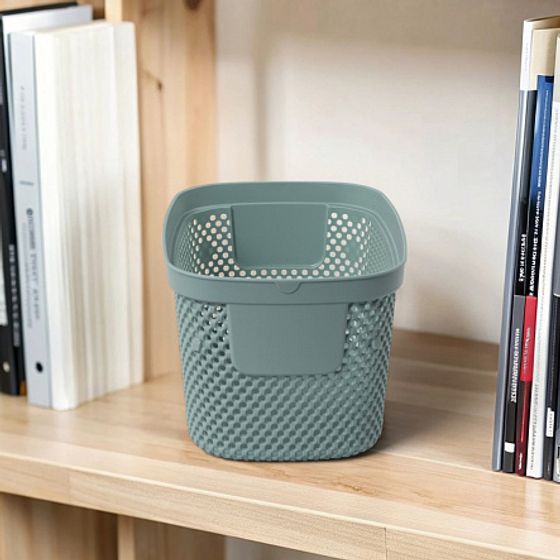 Корзинка NICKEL зелёная 3л 15.5×22.3×13см