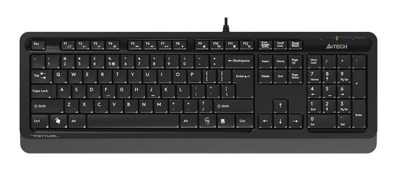 Клавиатура A4Tech Fstyler FK10 проводная черный/серый