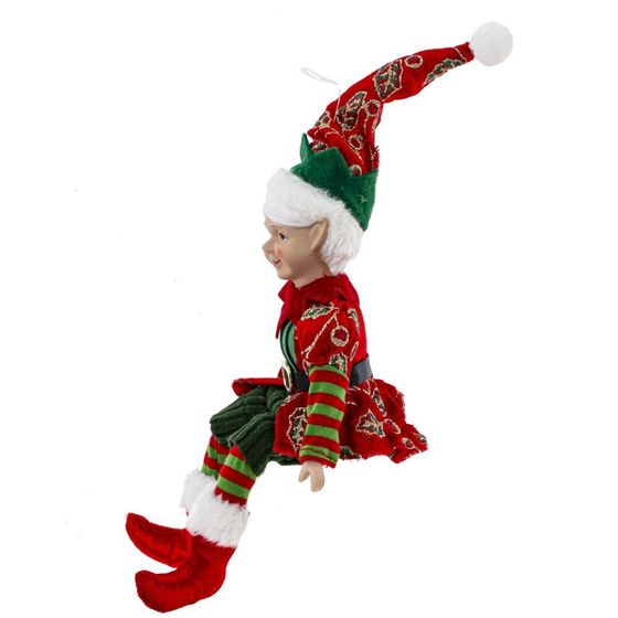 Игрушка набивная &quot;Эльф&quot;, L9 W5,5 H34/15 см