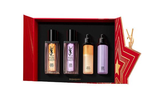 SAINT LAURENT Holiday-limited Star Double Essence Gift Box Skincare Sets Hydrating Repair Four-Piece Set