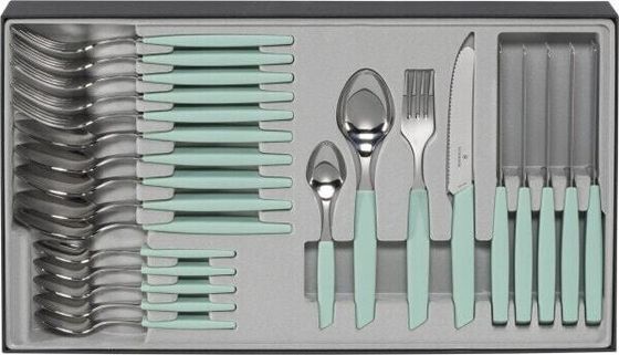 Victorinox Victorinox Swiss Modern Cutlery Set 24 pcs. mint green