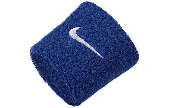 Nike Sports Wristbands Breathable Blue Cotton Polyester Unisex