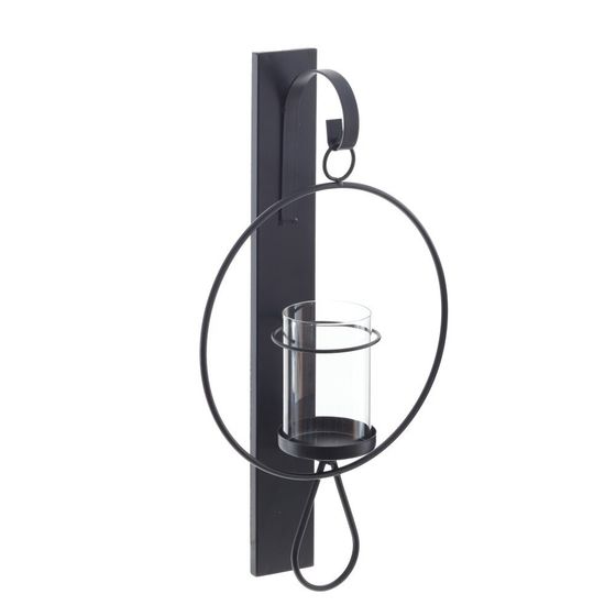 Подсвечник настенный, L26 W12,5 H47 см