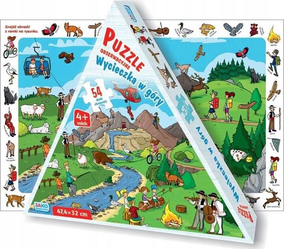 Teka Puzzle 54 obserwacyjne. Wycieczka w góry