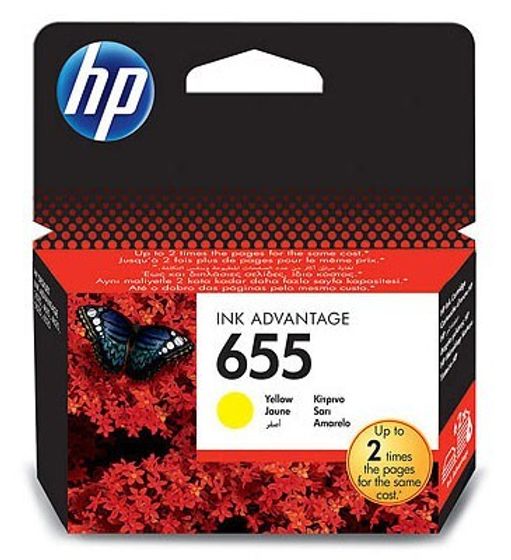 Картридж струйный HP 655 CZ112AE Yellow DeskJet IA 3525/5525/4615/4625, Yellow