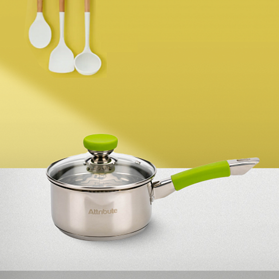 Ковш с крышкой 16х9.5см 1.5л LIME