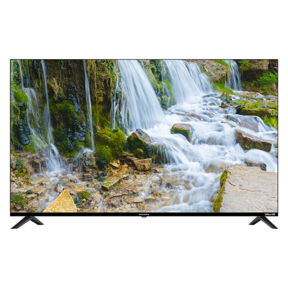 Телевизор LED 55&quot; Maunfeld MLT55UST02 черный SmartTV СалютТВ безрамочный