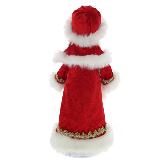 Снегурочка (с ёмкостью д/подарков), L16 W10 H37 см