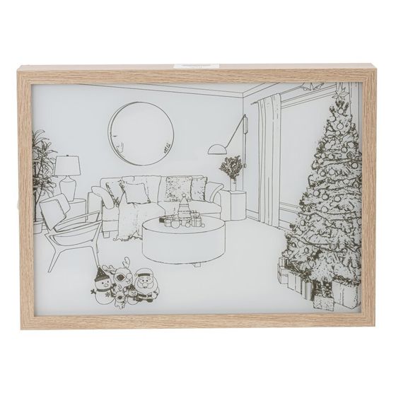 Панно (подсветка, USB), L31 W4 H23 см, 2в.