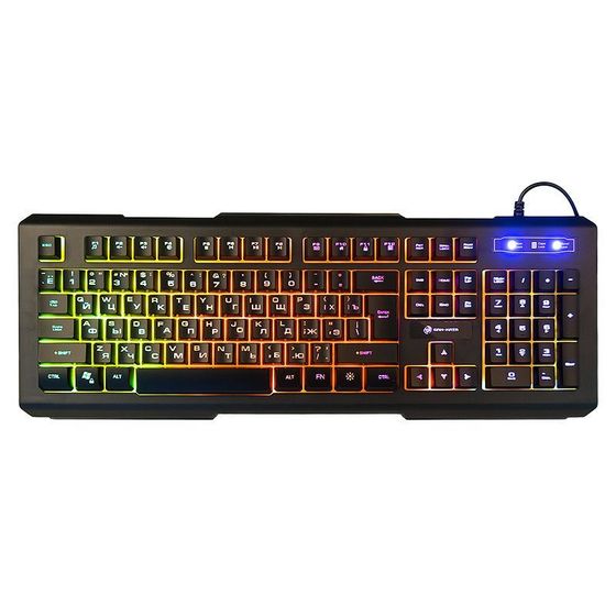 Клавиатура Dialog Gan-Kata KGK-21U LED игровая проводная черный