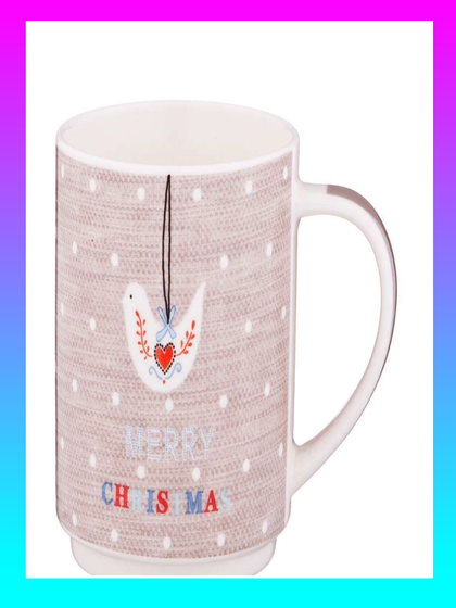 !09 Кружка "Merry Christmas" 300 мл. 11*7,5*9 см. без упаковки