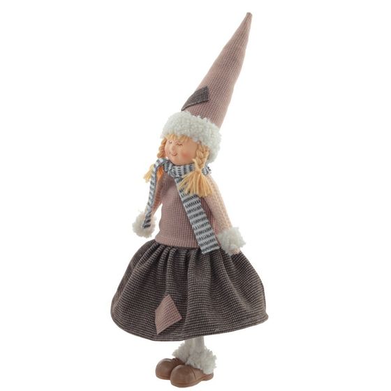 Игрушка набивная &quot;Девочка&quot;, L17 W9 H37 см, 2в.
