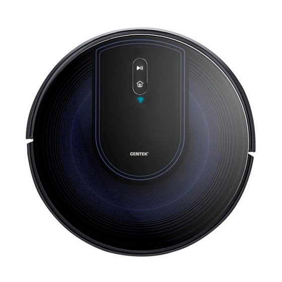 Робот-пылесос Centek CT-2720 черный/синий