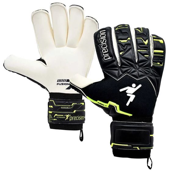 PRECISION Junior Fusion X Pro Roll Finger Giga goalkeeper gloves